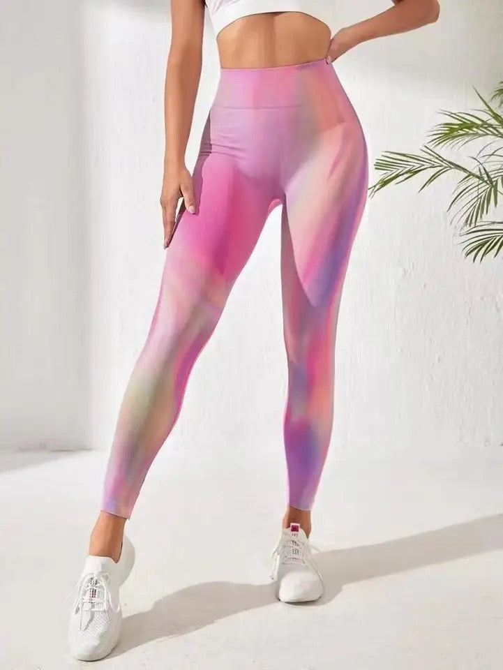 Calça Legging  3D Gradiente Empina Bumbum