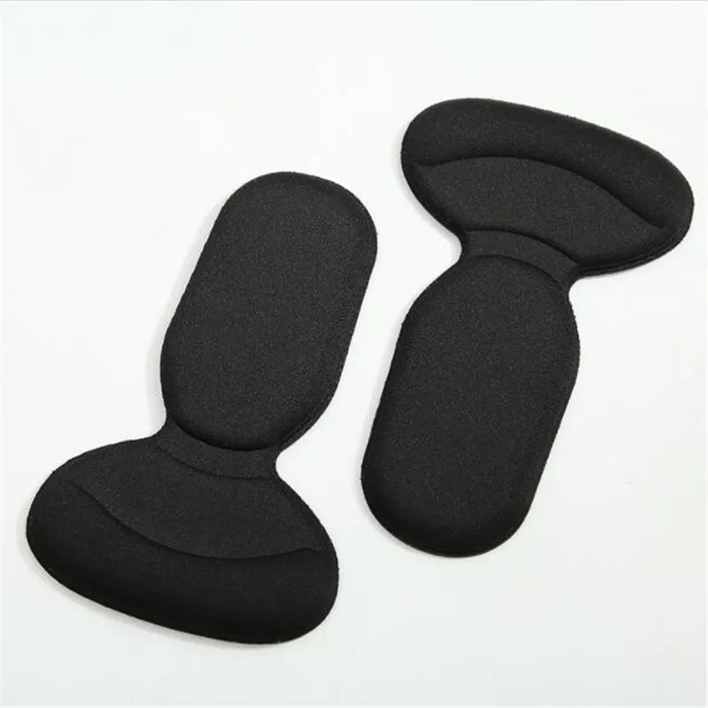 T Shape Sponge Heel Stickers Shoe Cushion Heel Protector for Shoes High Heels Inserts Heel Pads Shoe Adjuster Women Half Insoles