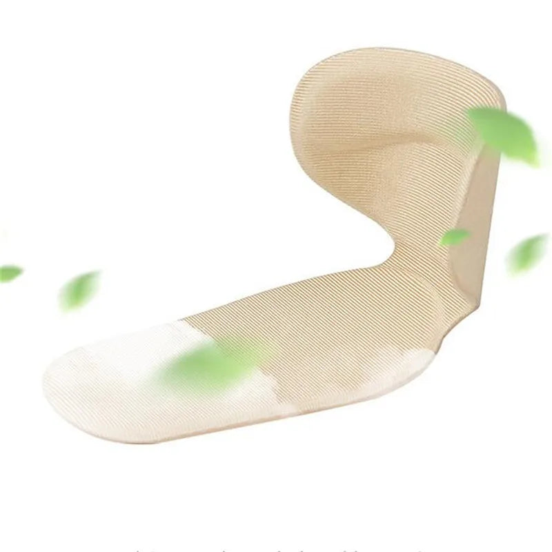 T Shape Sponge Heel Stickers Shoe Cushion Heel Protector for Shoes High Heels Inserts Heel Pads Shoe Adjuster Women Half Insoles