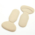 T Shape Sponge Heel Stickers Shoe Cushion Heel Protector for Shoes High Heels Inserts Heel Pads Shoe Adjuster Women Half Insoles