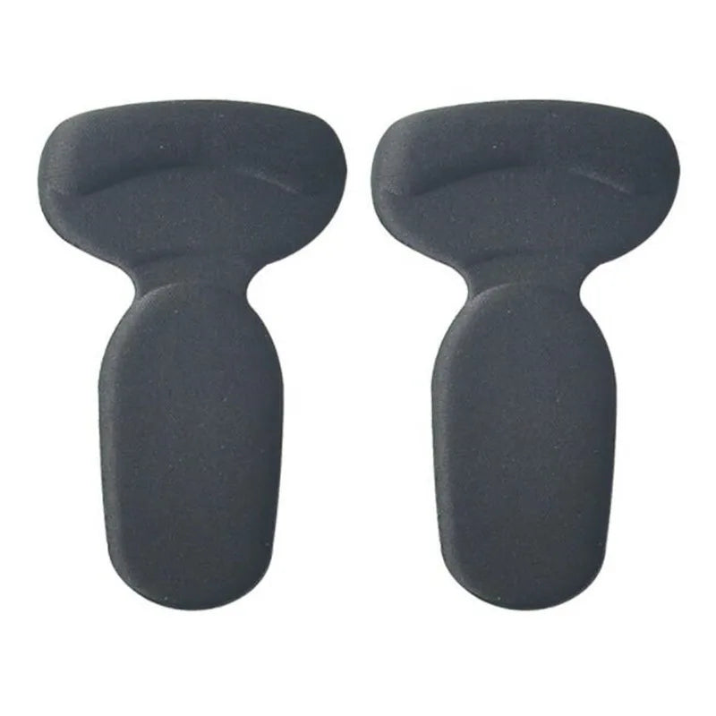 T Shape Sponge Heel Stickers Shoe Cushion Heel Protector for Shoes High Heels Inserts Heel Pads Shoe Adjuster Women Half Insoles