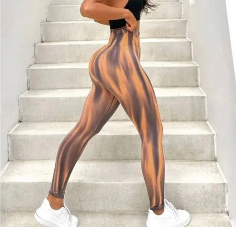Calça Legging  3D Gradiente Empina Bumbum